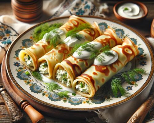 Nalysnyky (Stuffed Crepes)