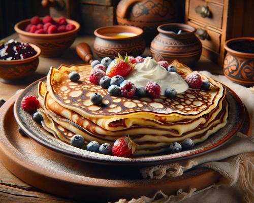 Mlyntsi (Ukrainian Pancakes)