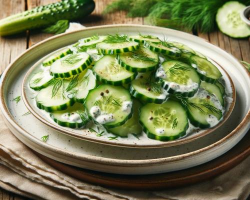Mizeria (Cucumber Salad)