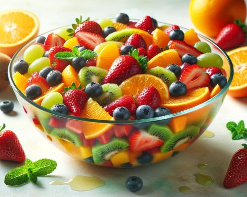 Fruit Salad with Citrus Dressing