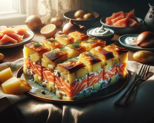 Laxpudding (Salmon Potato Casserole)